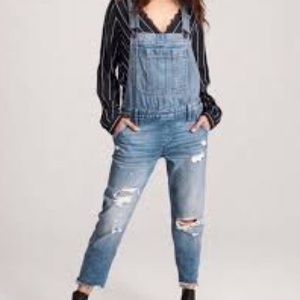 Abercrombie and Fitch denim overalls sz XS